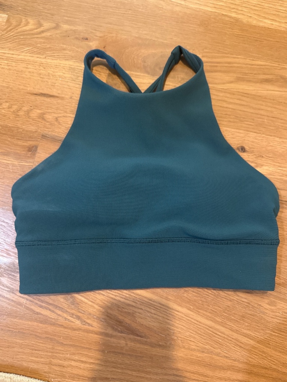 Lululemon High Neck Energy Longline Bra Ribbed Luxtreme Size 6